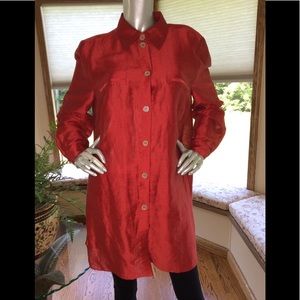 Givenchy Button Tunic Blouse Size FR 48, US 14 XXL